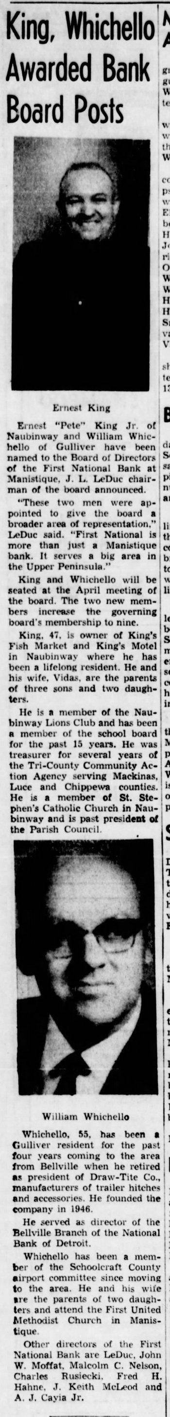 Adoba Hotel (Kings Motel) - Apr 01 1971 Article